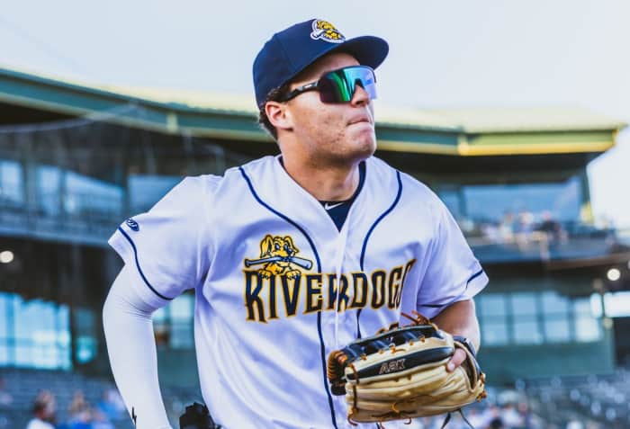 "You're like, 'God, I feel like it was just yesterday.' But at the same time, you feel like you've grown so much as a person since then."

MLB's No. 85 prospect Theo Gillen is thriving in his first full pro season since the #Rays drafted him 18th overall: atmlb.com/4dFh8Wn