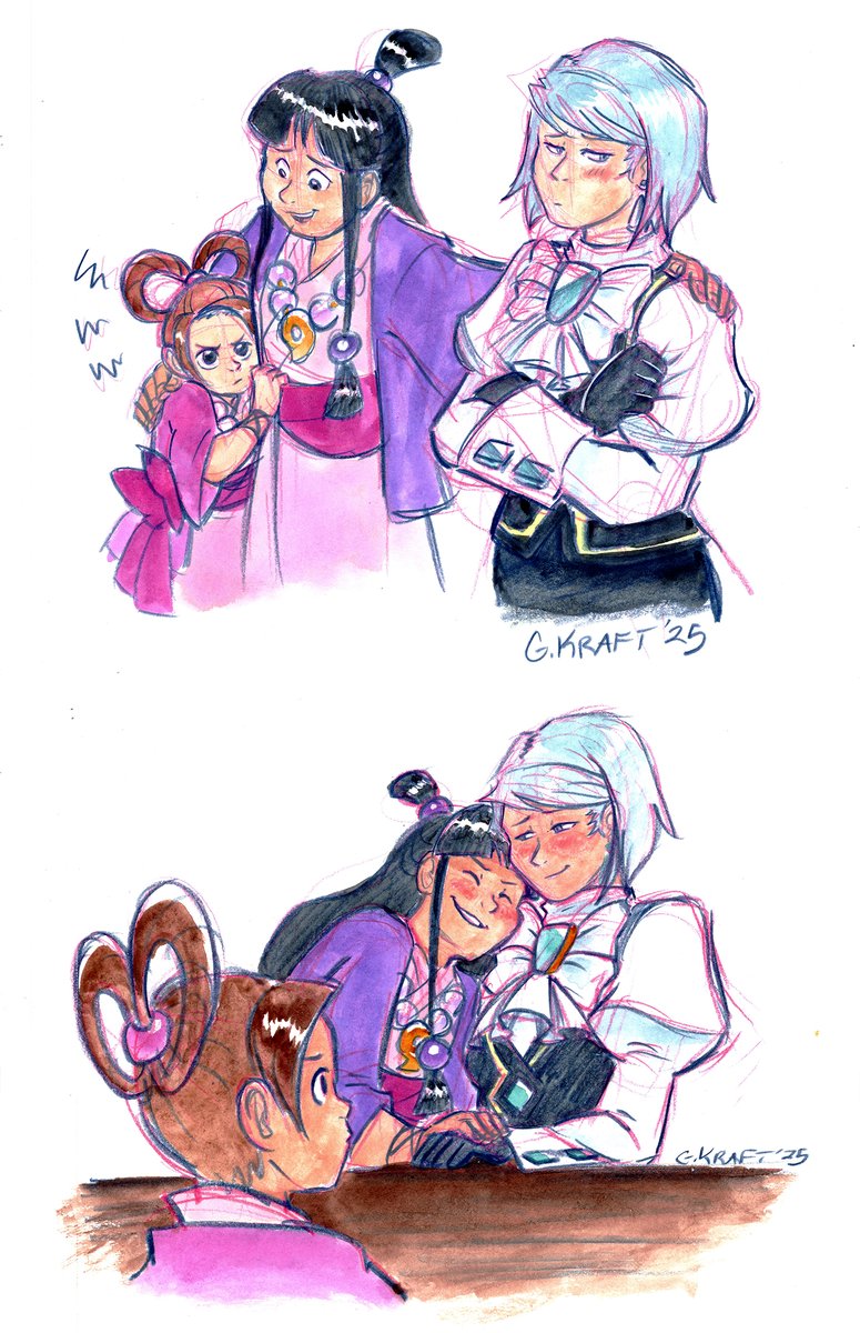 GraceKraft's tweet photo. gradually winning Pearl's favor
- - -
#franmaya #aceattorney #franmayamonth #FranMAYa2025 https://t.co/6nr6kmxhmy