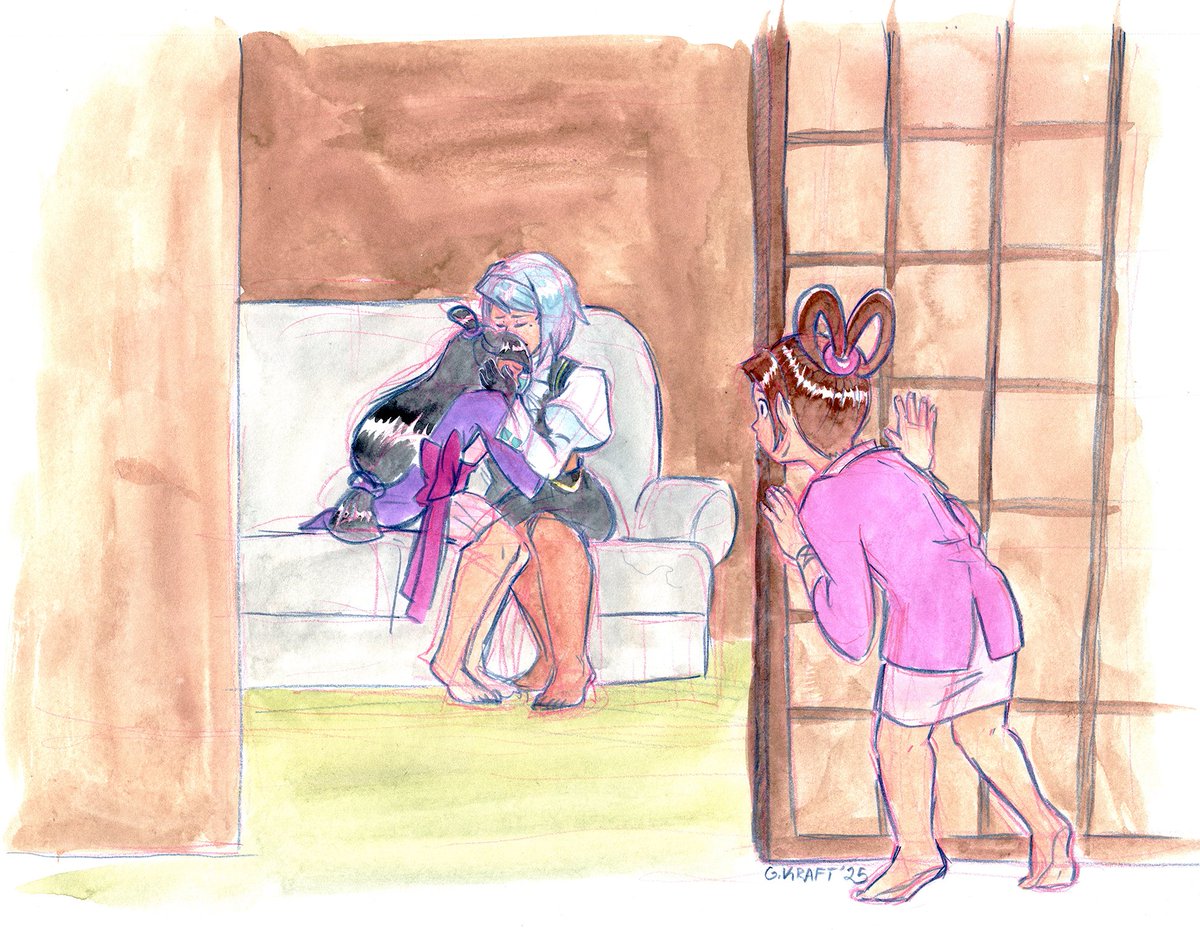 GraceKraft's tweet photo. gradually winning Pearl's favor
- - -
#franmaya #aceattorney #franmayamonth #FranMAYa2025 https://t.co/6nr6kmxhmy