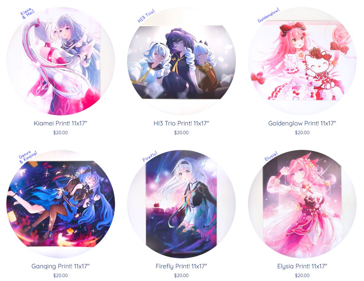 Snow shop update is now live...! Featuring new charms, stickers, and beeg prints at 11x17 inches ^^
(likes and shares greatly appreciated <3)

happy browsing~ (✿´꒳`)