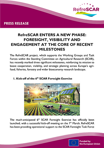 🚨 The #RefreSCAR 2025 Press Release is out!
📰 It brings updates on key <a href="/RefreSCAR_/">RefreSCAR</a>  project milestones in foresight, visibility &amp; engagement within the #SCAR community.

👉 Read more: scar-europe.org/scar-news/273-…

#HorizonEurope #SCAR_EU #ResearchImpact #SCAR
