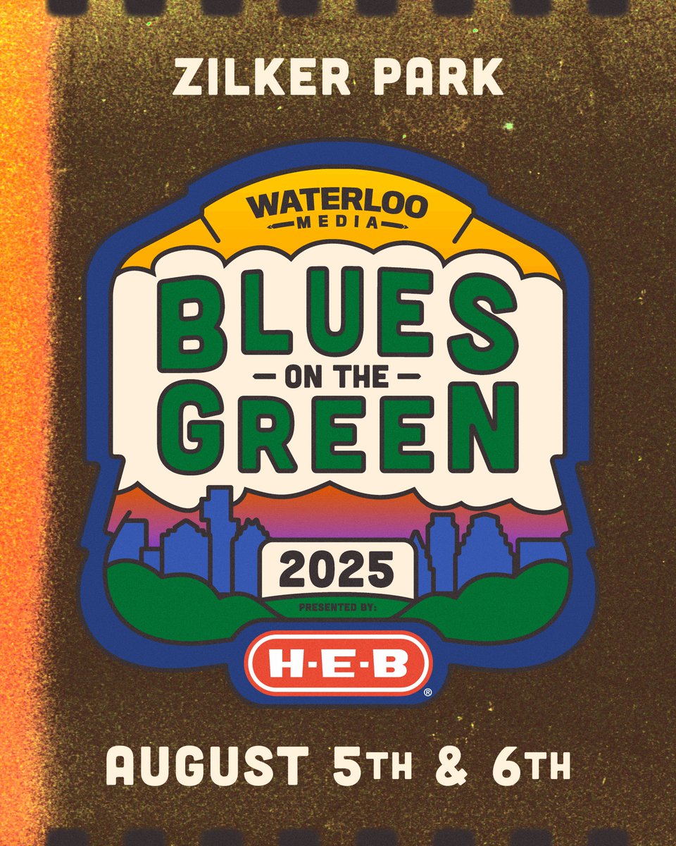 JUST ANNOUNCED! 
Waterloo Media Presents: Blues on the Green 2025! See you August 5th and 6th at Zilker Park - Stay tuned for  updates on the lineup + more! 🎉🎸👏 kgsr.com/blues-on-the-g…