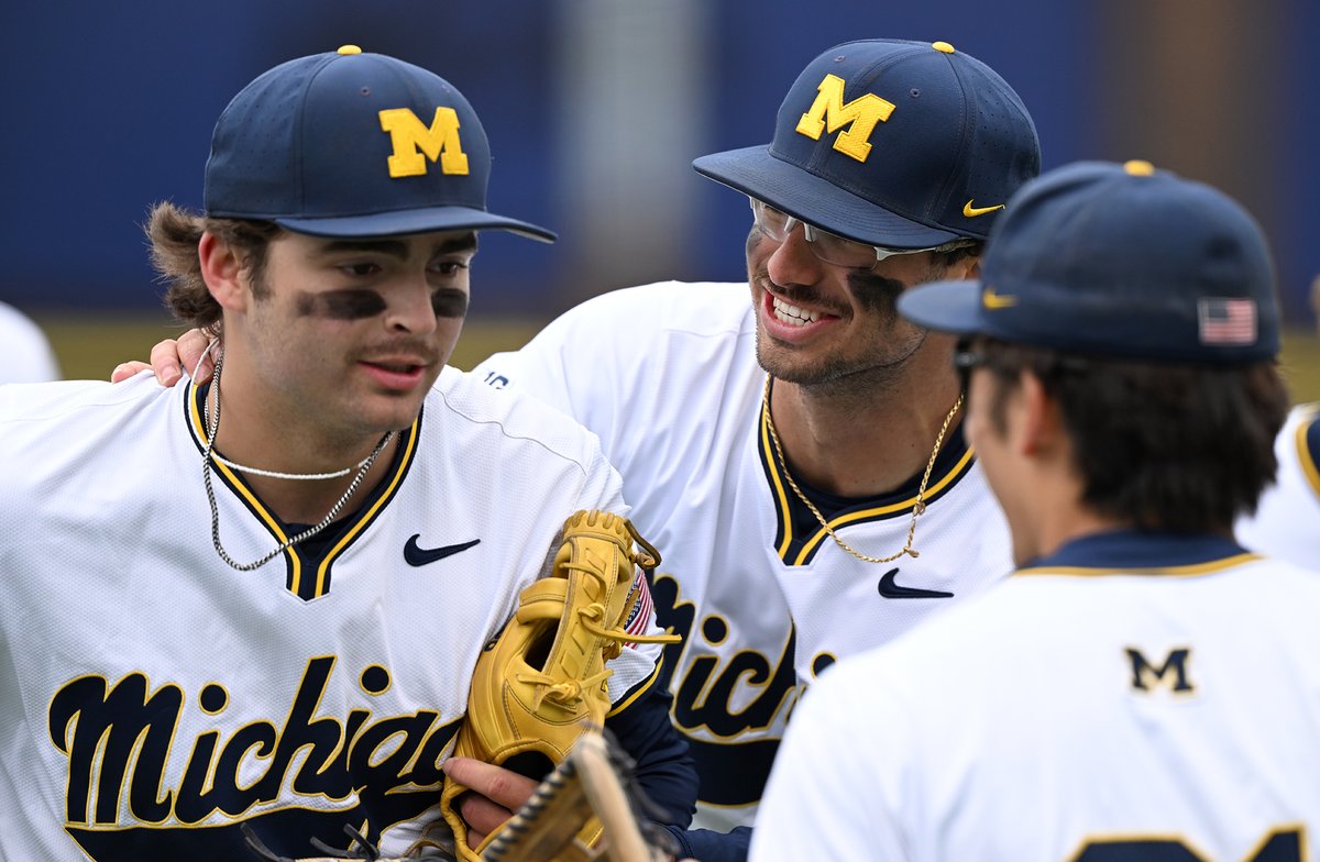 Going to miss this group of special infielders! 
The infield stayed the same for almost every game this season, thanks Jeter, Mitch, Benny and Cole! 

#GoBlue