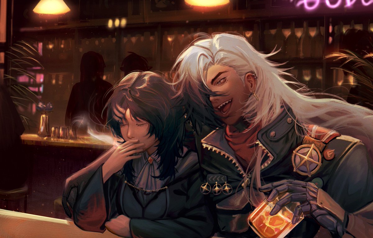 🥃 🏹 bootciel debut in a bar . . .

— #yumetwt 
© Luuuke1011