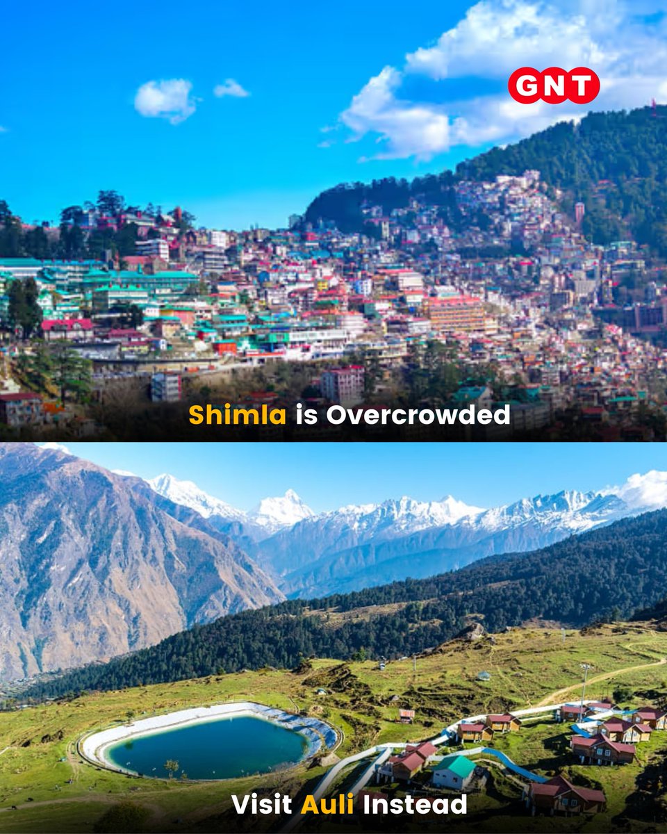 GoodNewsToday's tweet image. भीड़ से दूर जाना चाहते हैं?, भारत के शांत और सुंदर स्थलों पर जाएं। आउली, गोकर्ण, चकराता जैसे स्थल आपको शांति और प्राकृतिक सौंदर्य का अनुभव कराएंगे। यहाँ आप अपने मन को शांति दे सकते हैं और अपने जीवन को सुंदर बना सकते हैं
.
.
#destinations #exploreindia #travel #incredibleindia,