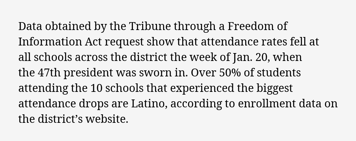 Chicago Tribune: Illinois Senate to weigh measure prohibiting public schools from denying students based on immigration status chicagotribune.com/2025/05/30/ill…