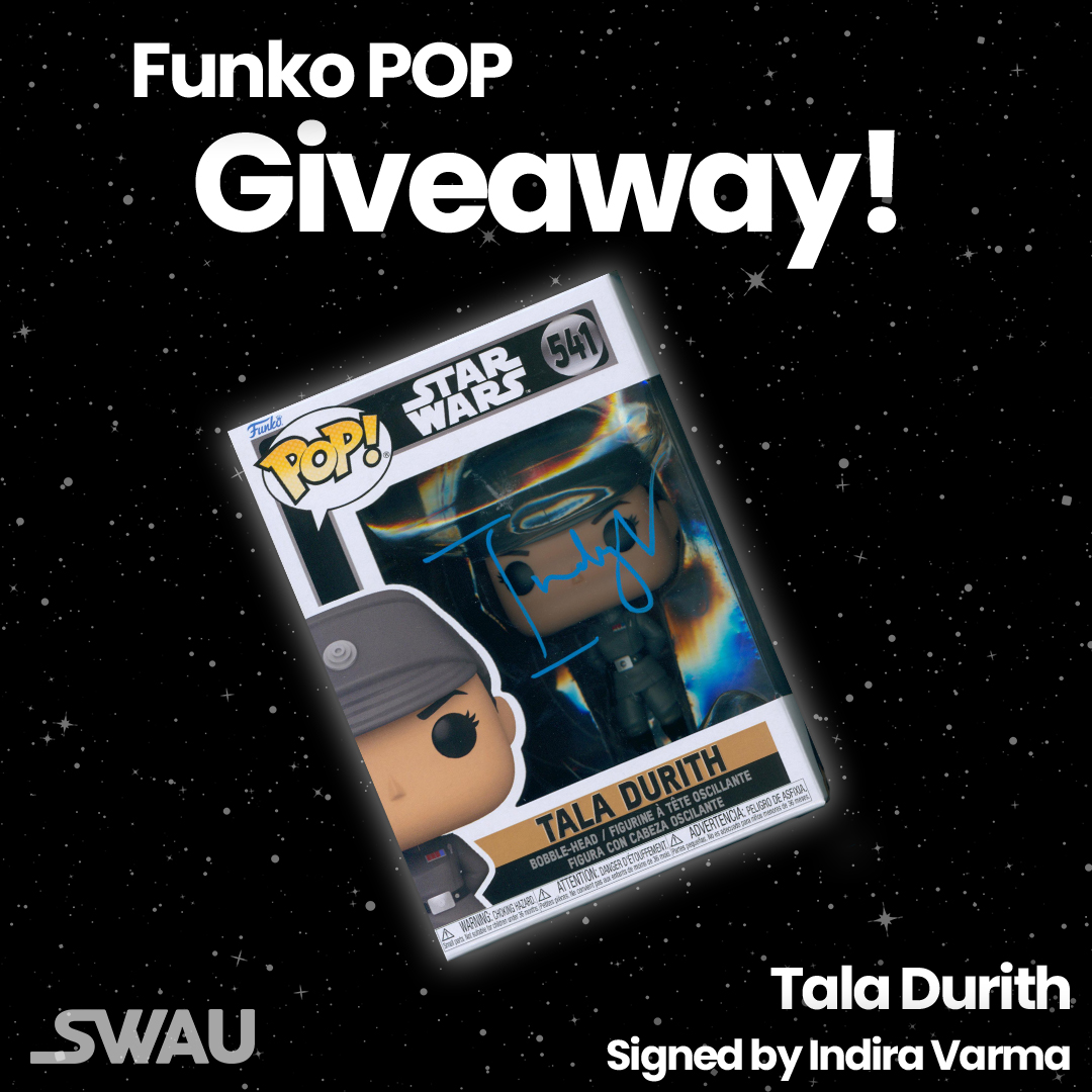 swau_official's tweet image. Obi-Wan Kenobi fans 🚨

Don’t miss out on a chance to win this amazing Tala Durith Funko Pop signed by Indira Varma!

Here are the rules ⬇️

To enter:
• Follow @swau_official 
• Like this post 
• Repost this post for an extra entry 
• Tag one friend per REPLY for extra…
