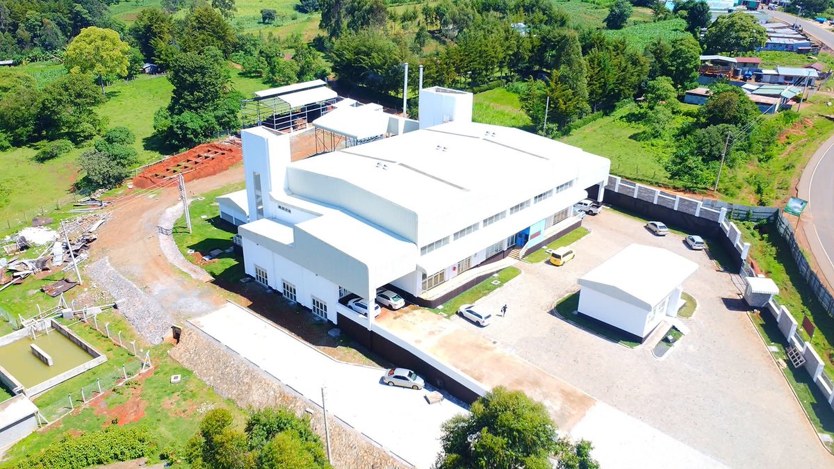 Witnessed the ongoing technical commissioning at the Nandi Dairy Cooperative Union Milk Processing Plant in Kabiyet. The facility has a processing capacity of 200,000 litres of milk per day. The plant will produce fresh milk, long~life (UHT), mursik and yoghurt among other dairy