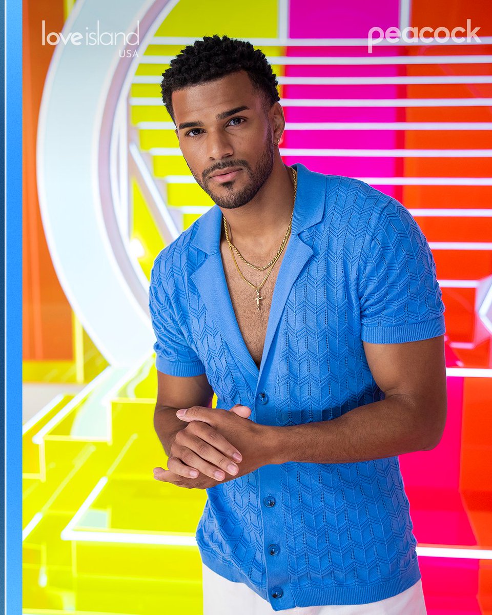 loveislandusa's tweet photo. Name: Jeremiah 😉
Age: 25
Life motto: The obstacle is the way. 🏝

#LoveIslandUSA https://t.co/sDFX5APIWM