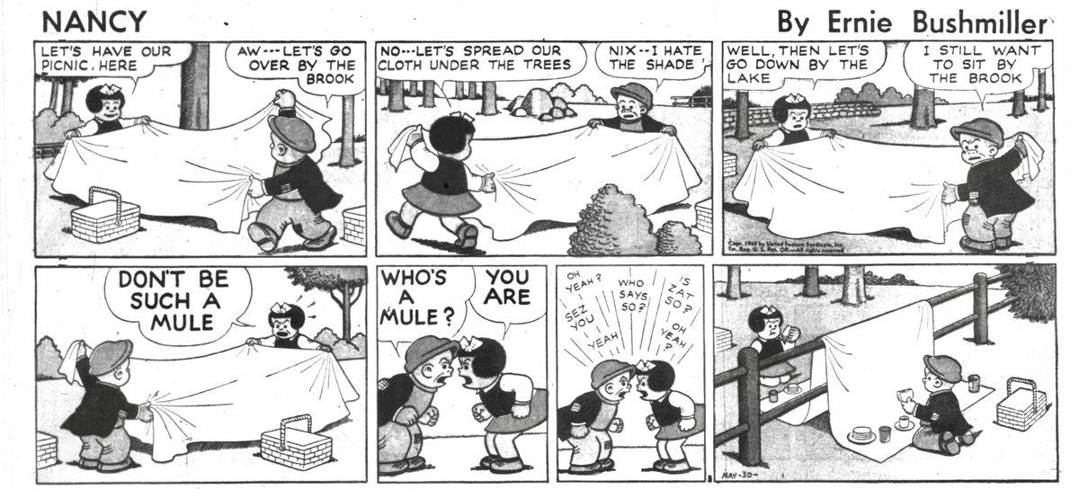 Nancy By Ernie Bushmiller 
May 30,1948