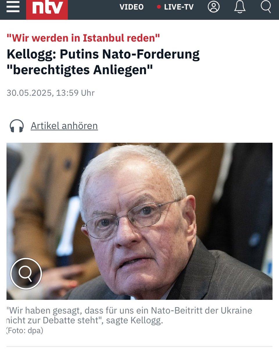 Die Absage aus der US-Administration an eine #NATO-Mitgliedschaft der #Ukraine und die Anerkennung russischer Sicherheitsinteressen sind der Schlüssel für eine mögliche Beendigung dieses unsäglichen Krieges. #Bureg &amp; #EU sollten dringend dem Rechnung tragen statt weiter zu