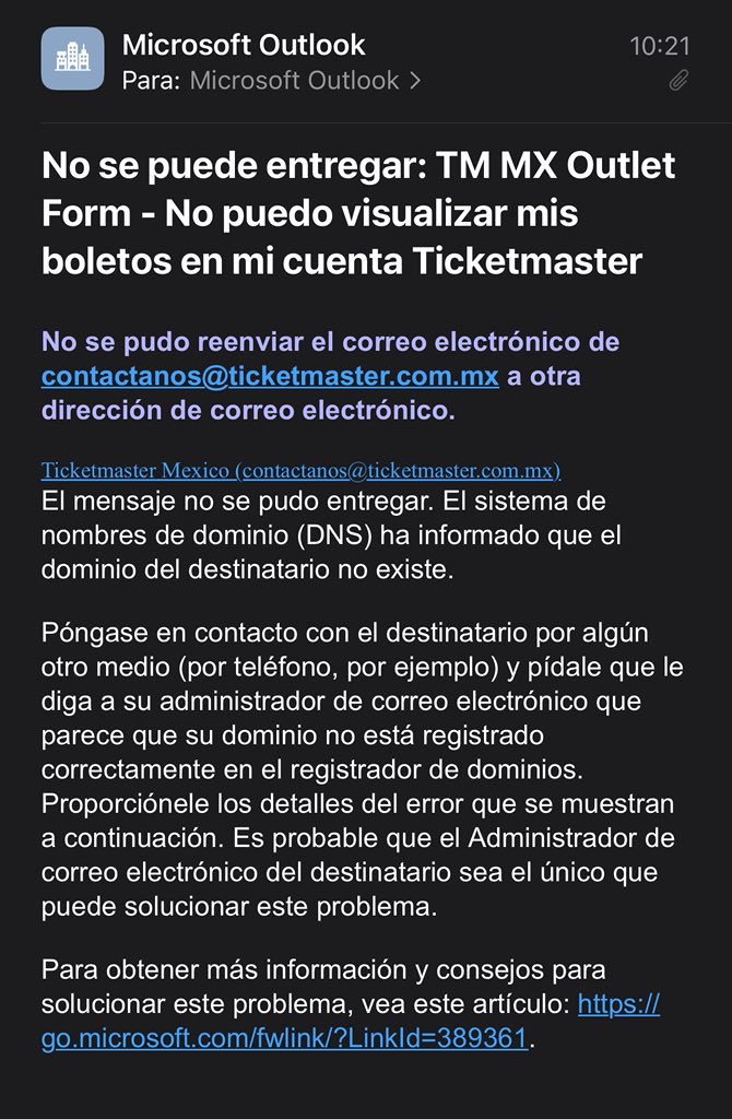 San_Ares's tweet photo. @ServicioTM buenos días, solicitando su apoyo ya que he respondido el correo que me mandan pero dice que no existe el nombre de dominio, ayer hice una compra pero solo le hizo el cobro y no me dio los boletos https://t.co/SfbqR86BxI