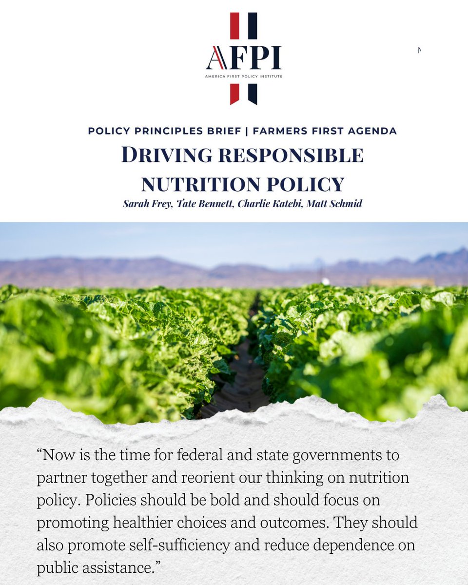 mschultz_12's tweet image. It’s time for bold nutrition policies that promote healthier choices, self-sufficiency, and reduced dependence on public assistance, while supporting our farmers and ranchers.
Utah has already banned the purchase of soda using SNAP funds and removed harmful chemicals from our…
