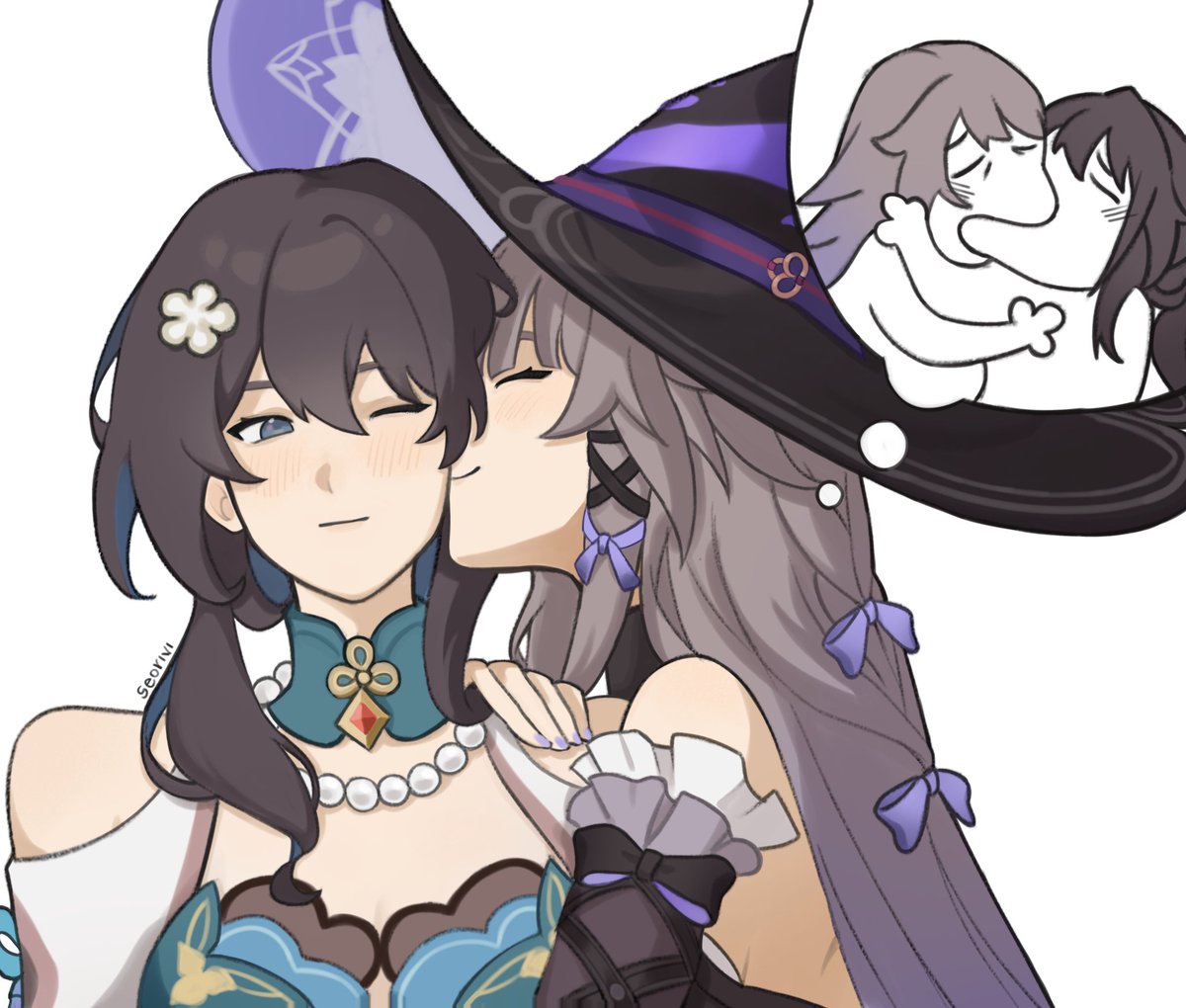 seorivi's tweet photo. herta wants a kiss
#hertamei #ruanherta https://t.co/dRRguqOoY8