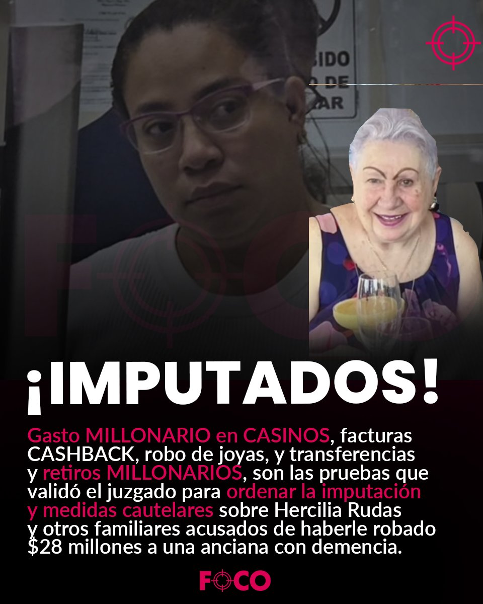 IMPUTADOS por la supuesta "herencia" de $28 millones.