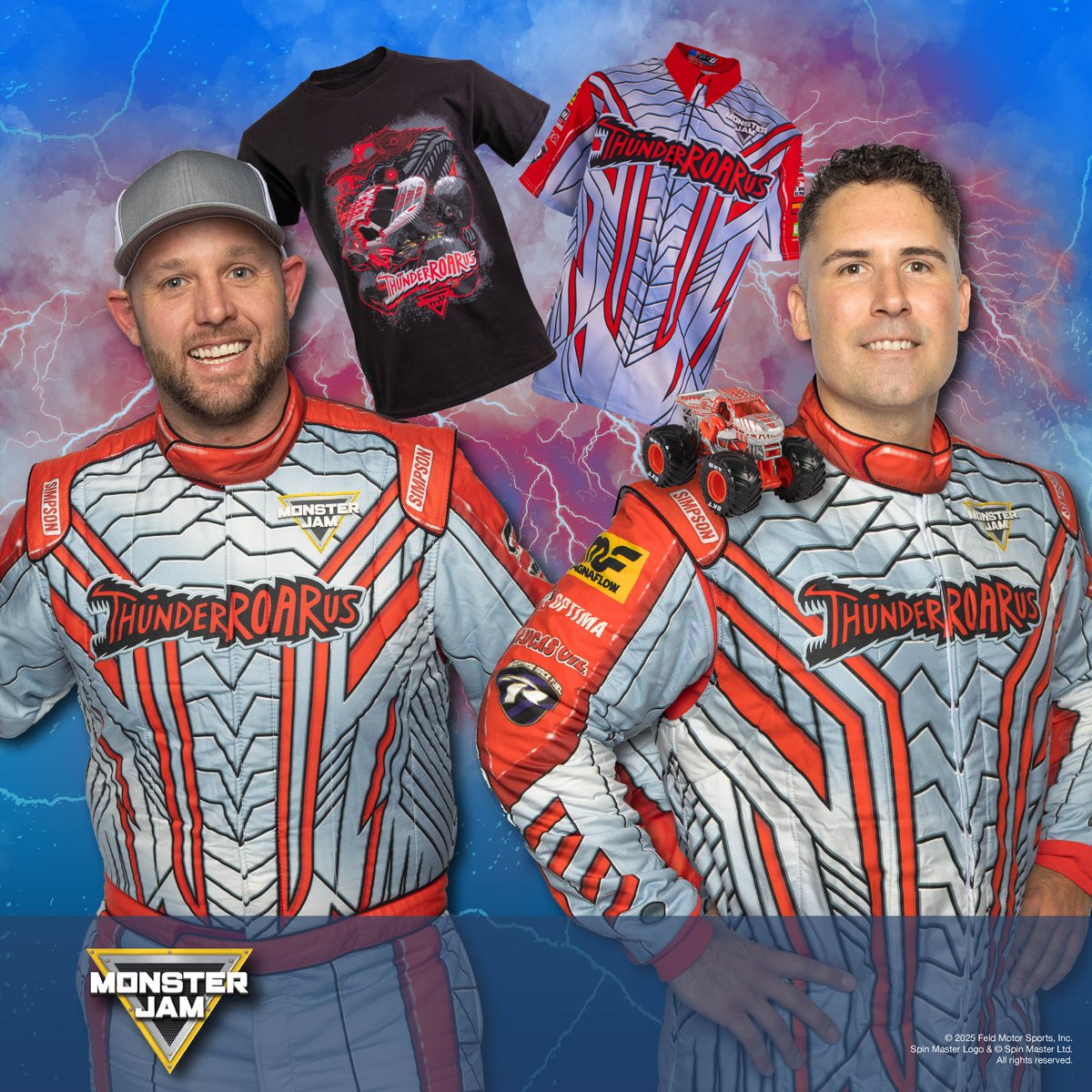 MonsterJam's tweet photo. From driver shirts to playsets, the Monster Jam superstore has all your ThunderROARus gear!

🔗https://t.co/ezjhpqexP1

Shipping available in US only.

#MonsterJam #MonsterTrucks #MJSuperstore #ThunderROARus https://t.co/pjSjqy7gKm