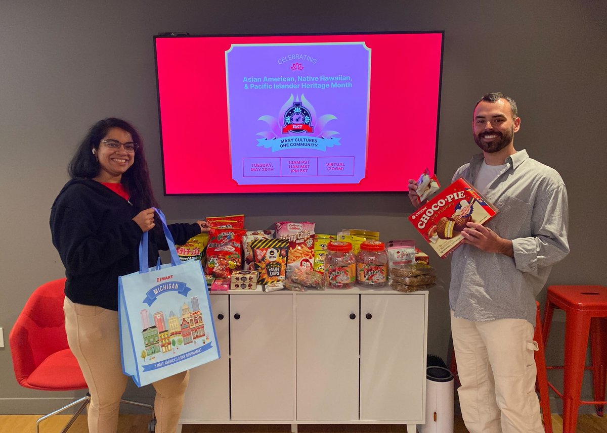 fastly's tweet image. We celebrated AANHPI Heritage Month at Fastly with trivia, cultural spotlights, and foodie fairs across our global offices—from SF to Tokyo! 🧠🍱🌏 Thanks to all who joined us in honoring the cultures that make Fastly, Fastly. 💫 #LifeAtFastly #FactERG