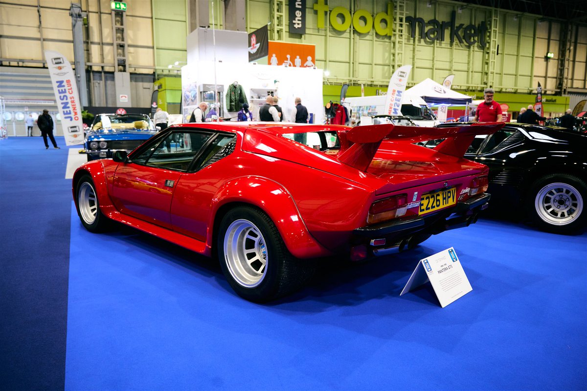 ClassicMotorNEC's tweet photo. The new De Tomaso P72 is a jaw-dropper, channelling '60s Le Mans curves with modern flair. But it got us thinking... what's the greatest De Tomaso of all time? The P72? Pantera? Mangusta? Let’s hear it https://t.co/eyga6LiKDs