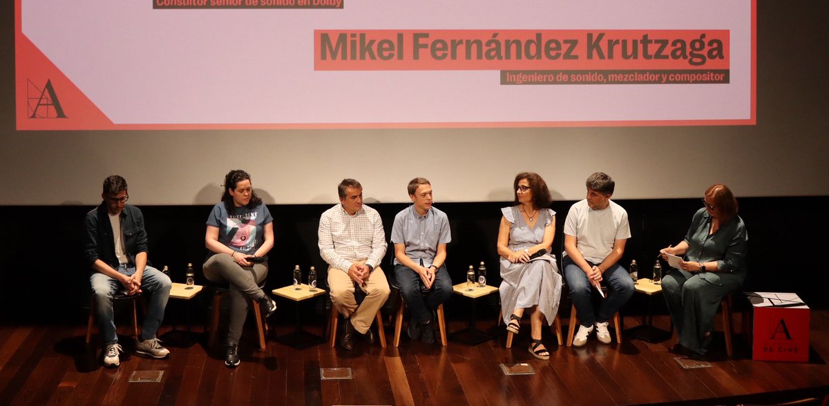 Academiadecine's tweet photo. La Academia presenta las mejoras de sonido de su sala de cine @Dolby_Spain 
https://t.co/IgNoGyPCKk https://t.co/XmZK9u4xvm