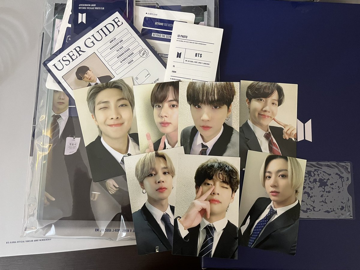 kkujmi's tweet photo. ★ army membership kits
• ₱900 each, ₱3500 if set
- pref set taker ! 
- onhand, no pf
- prio payo (can dop)
- ggx mod (qc loc) 
- all complete inclus

🔖 wts lfb pc photocard ph bts 5th 6th 7th 8th memb kits https://t.co/YoSrzDsYsv