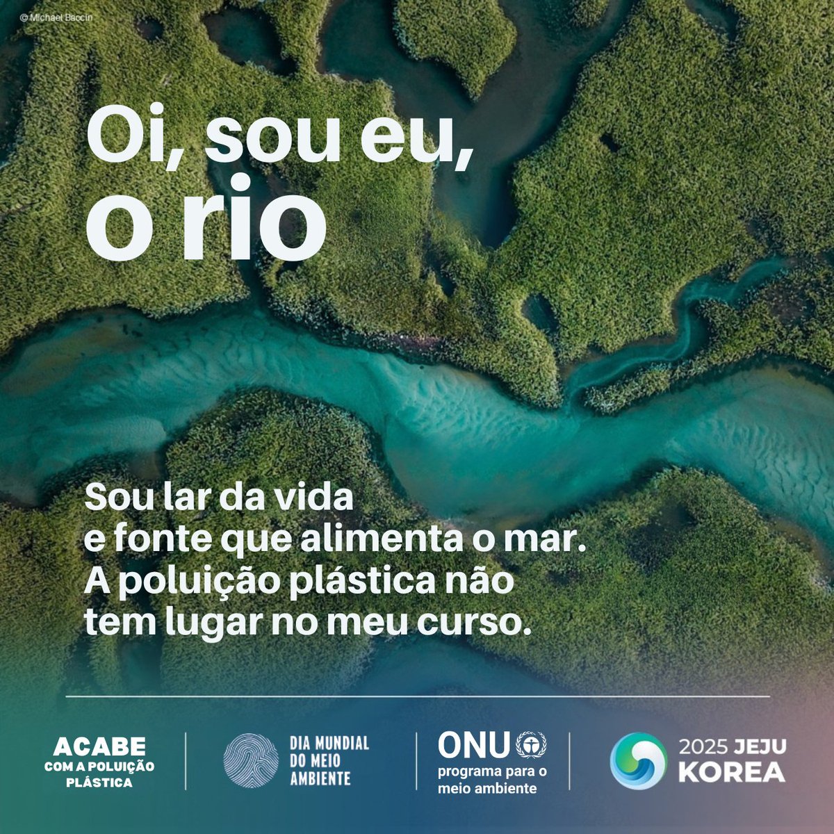 Os rios conectam a terra ao mar, levando nutrientes, vida — e agora, lixo plástico.

O que eram fontes de vida tornaram-se caminhos para a poluição.

Com as ações certas, podemos mudar essa corrente e vencer a poluição plástica.
#AcabeComAPoluiçãoPlástica: bit.ly/DiaMundialdoMe…