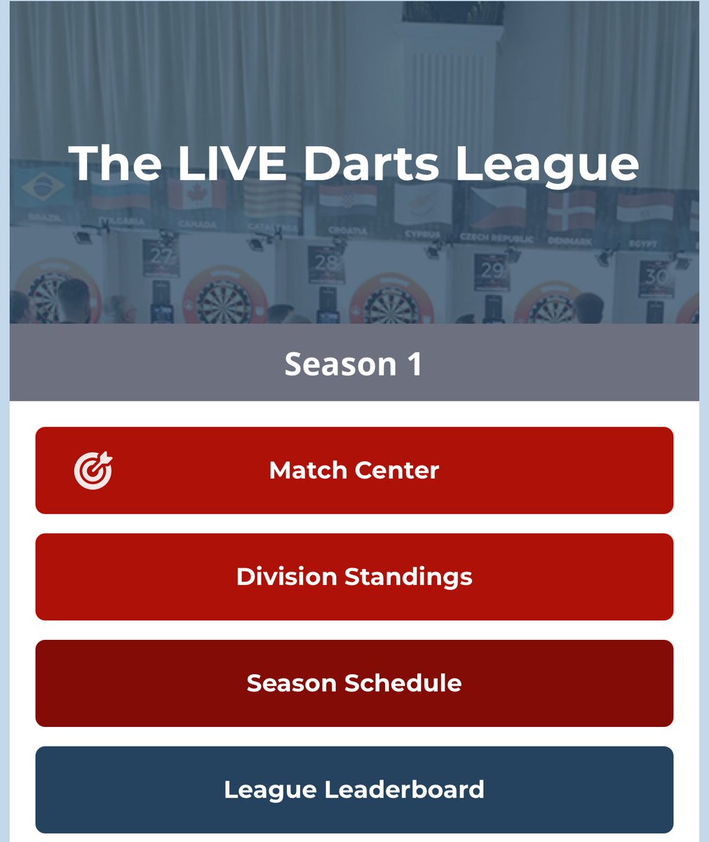 Live Darts League - Online Darts (@livedartsleague) on Twitter photo That’s it… we are all ready for the start of the upcoming Season which gets underway on Sunday 1st June, powered by <a href="/DartConnect/">DartConnect</a>
We have a lot of excited members who can’t wait to get started, and are ready for the challenge!
Would you like to be involved in Season 2🏆 That’s it… we are all ready for the start of the upcoming Season which gets underway on Sunday 1st June, powered by <a href="/DartConnect/">DartConnect</a>
We have a lot of excited members who can’t wait to get started, and are ready for the challenge!
Would you like to be involved in Season 2🏆