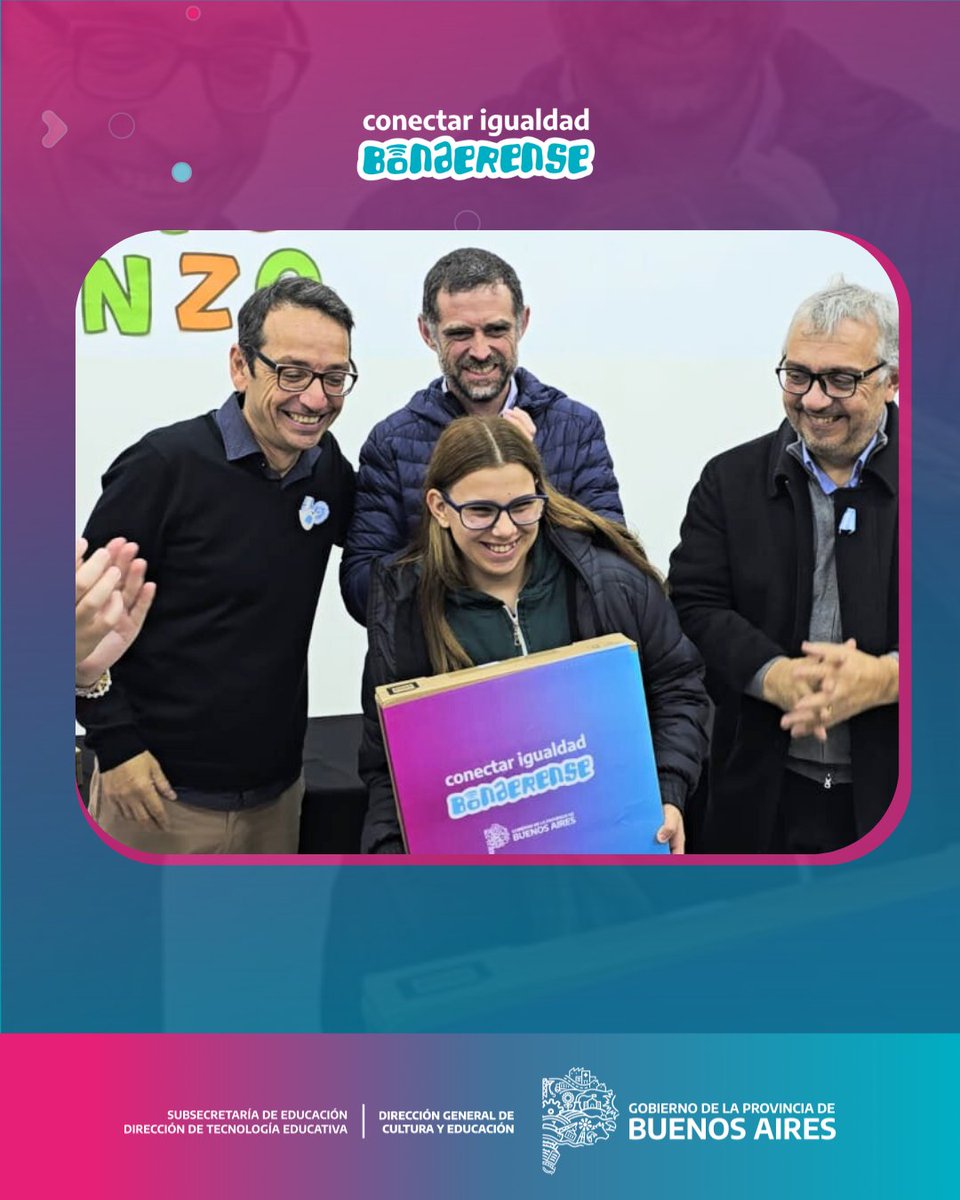 ¡CONECTAR IGUALDAD BONAERENSE LLEGÓ A ALMIRANTE BROWN! 💻

🔸 Entregamos 89 notebooks a estudiantes de tres establecimientos de modalidad especial del distrito: la EE 503, la EE 506 y el Centro de Formación Laboral 1 “3 de Junio, Día del Aprendiz”.