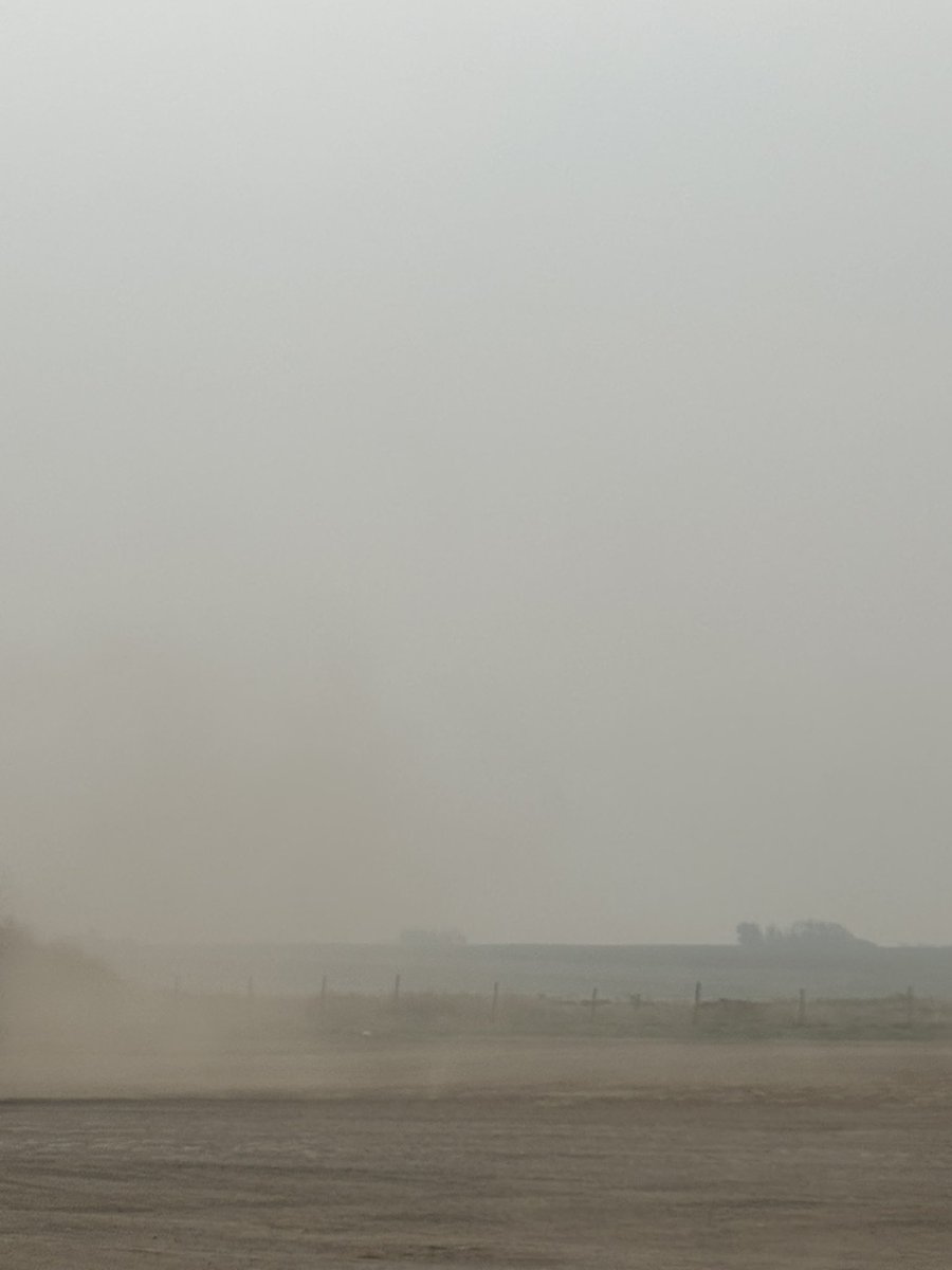 The Dust Bowl seems to have returned to #Saskatchewan