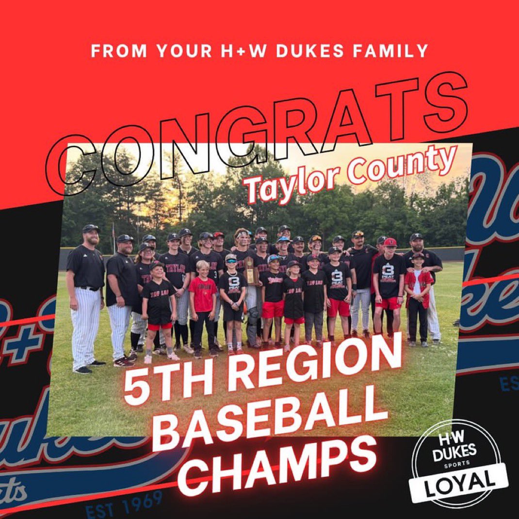 Congratulations to our baseball and softball teams as they won their 5th Region Tournaments this week!! This has been an amazing year for TC and our student athletes!!!