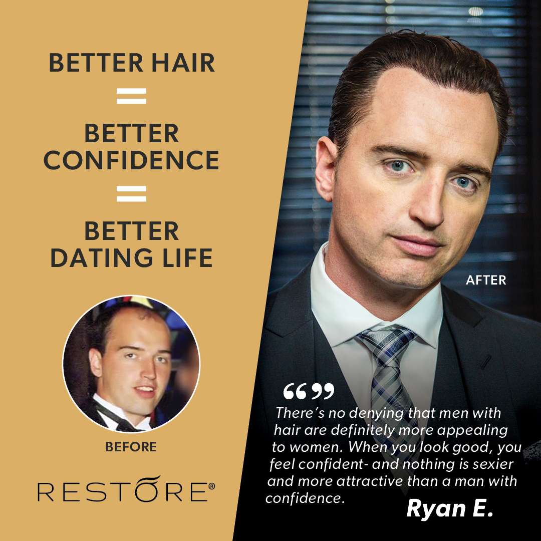 When the hair’s right, everything else follows. Confidence? Check. Dates? Booked😉