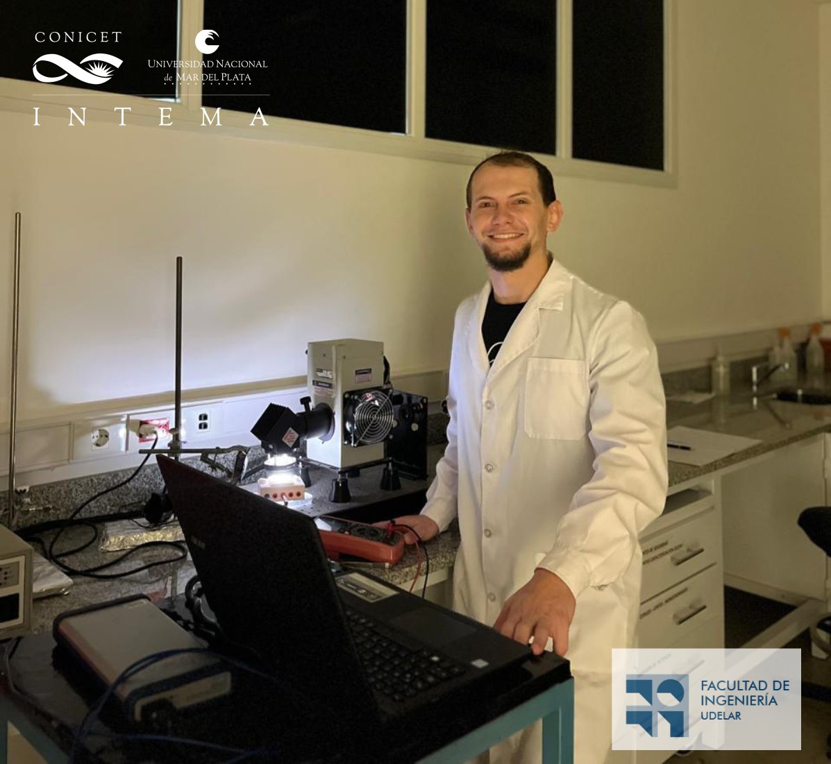INTEMA_CONICET_UNMDP (@intema_mdp) on Twitter photo Recibimos al Ing. Físico Nicolás Molina de <a href="/Udelaruy/">Universidad de la República</a> 🇺🇾, quien realizó una estancia en el laboratorio de Celdas Solares del área de Electroquímica Aplicada.
Trabajó en la fabricación y caracterización de dispositivos fotovoltaicos.
Nota completa: www.intema.gob Recibimos al Ing. Físico Nicolás Molina de <a href="/Udelaruy/">Universidad de la República</a> 🇺🇾, quien realizó una estancia en el laboratorio de Celdas Solares del área de Electroquímica Aplicada.
Trabajó en la fabricación y caracterización de dispositivos fotovoltaicos.
Nota completa: www.intema.gob