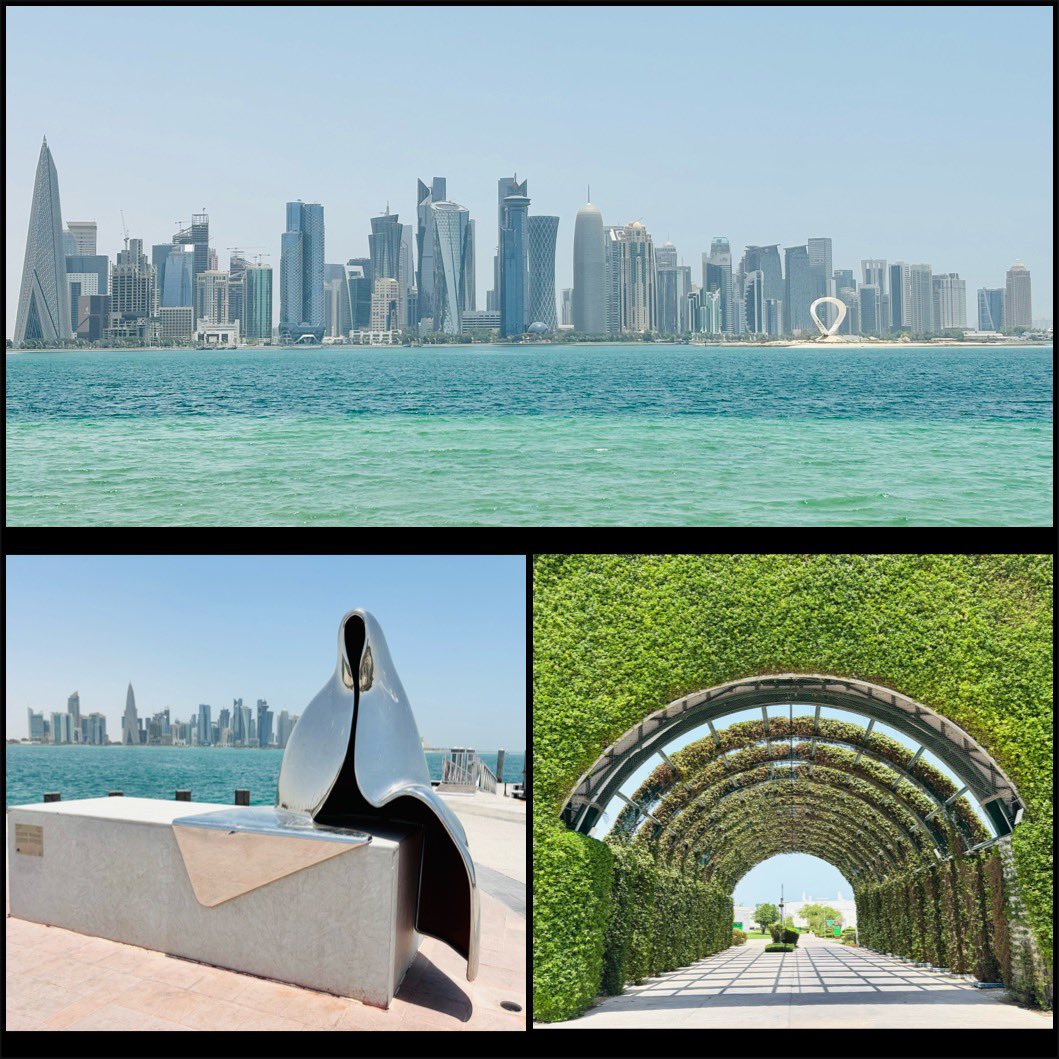 MissCDFarran's tweet image. Today is my last full day in #Doha, so it was all about the quasi parallel lines and grandeur πππΌββοΈπΆπ¦