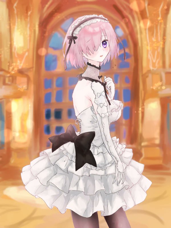マシュ・キリエライト(Fate) 「FGOW配信中くらいの時期の絵って体のバランスの悪さとかはともかく衣装とか頑張っ」|はるかっぱのイラスト