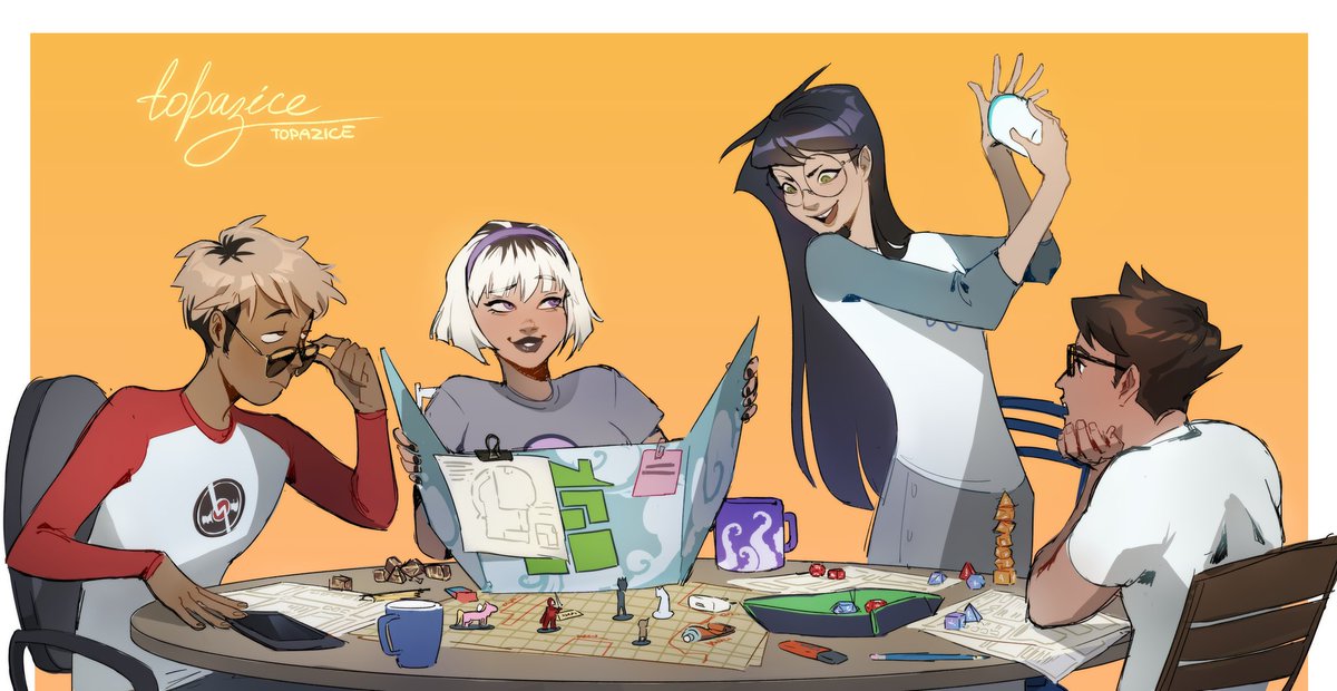 topazice's tweet image. She's about to roll third nat 20 in a row #homestuck