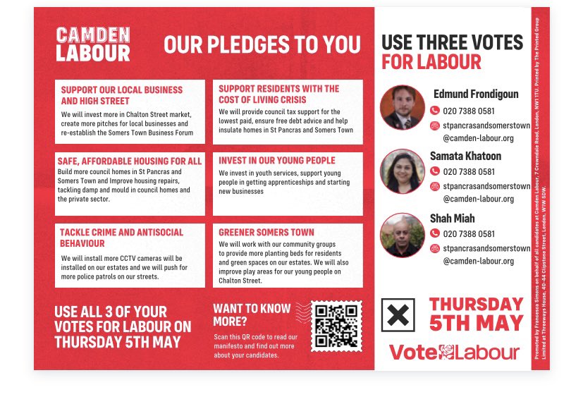 Edmund Frondigoun (@eddiefrondy) on Twitter photo It’s been three years since <a href="/ShahMiah11/">Cllr Shah Miah</a> , <a href="/SamataCllr/">Cllr Samata Khatoon</a> , and I were elected as <a href="/CamdenLabour/">Camden Labour 🌹</a> councillors for St Pancras and Somers Town. There’s still so much more to do and improve, but it’s worth taking stock of what we’ve achieved together so far for our ward. 🧵👇 It’s been three years since <a href="/ShahMiah11/">Cllr Shah Miah</a> , <a href="/SamataCllr/">Cllr Samata Khatoon</a> , and I were elected as <a href="/CamdenLabour/">Camden Labour 🌹</a> councillors for St Pancras and Somers Town. There’s still so much more to do and improve, but it’s worth taking stock of what we’ve achieved together so far for our ward. 🧵👇