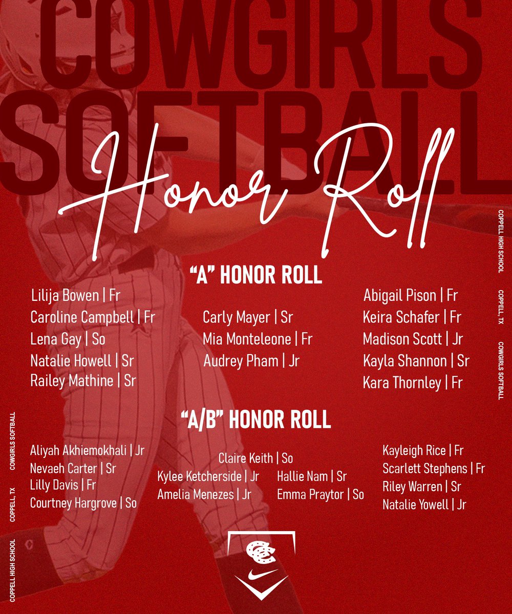 CHSCowgirlsSoftball (@coppellsoftball) on Twitter photo Proud of our players for upholding the Cowgirl Softball standards on and off the field! 📚✨🥎 <a href="/CoppellSports1/">Coppell ISD Athletics Dept</a> Proud of our players for upholding the Cowgirl Softball standards on and off the field! 📚✨🥎 <a href="/CoppellSports1/">Coppell ISD Athletics Dept</a>
