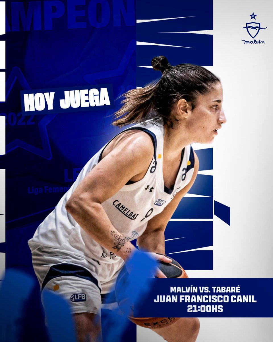 Malvín (@playeras_basket) on Twitter photo 🔵⚪️ ¡HOY JUEGA 𝐌𝐀𝐋𝐕𝐈́𝐍!
🏆 Fecha 6 - <a href="/LfbUruguay/">LFB - Uruguay 2025</a>
🆚 <a href="/clubtabare/">Club Atlético Tabaré</a>
⌚️ 21:00
📍 Juan Francisco Canil
🌊 #VamosLaPlaya 🔵⚪️ ¡HOY JUEGA 𝐌𝐀𝐋𝐕𝐈́𝐍!
🏆 Fecha 6 - <a href="/LfbUruguay/">LFB - Uruguay 2025</a>
🆚 <a href="/clubtabare/">Club Atlético Tabaré</a>
⌚️ 21:00
📍 Juan Francisco Canil
🌊 #VamosLaPlaya