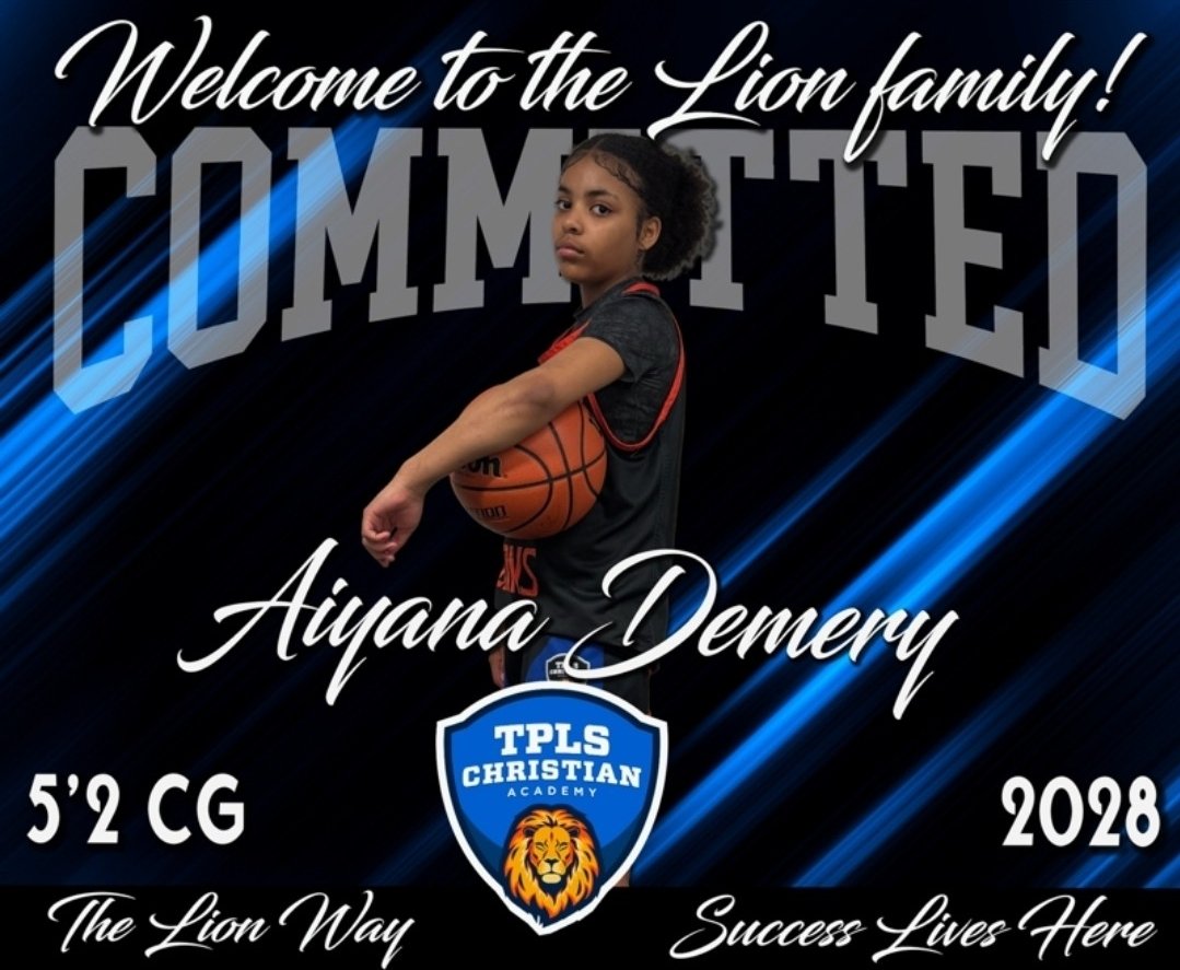 Excited to announce that I will be continuing my high school education &amp; basketball career <a href="/TPLS_LionsGirls/">TPLS Christian Academy Girls</a>! Thanks to Coach Mike &amp; Rasheen for this opportunity. I also want to thank the <a href="/ForgeGirlsHoopz/">Colonial Forge Girls Basketball</a> Staff especially Coach Quel for everything they've done for me. ❤️