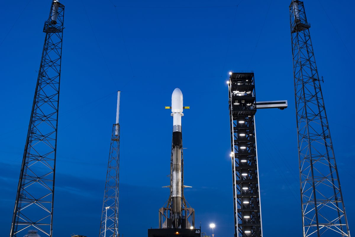 SpaceX (@spacex) on Twitter photo Propellant load is underway for today's Falcon 9 launch of the <a href="/SpaceForceDoD/">United States Space Force</a>'s GPS III-7 mission. Teams are keeping an eye on the weather, which is currently 50% favorable for liftoff → spacex.com/launches/missi… Propellant load is underway for today's Falcon 9 launch of the <a href="/SpaceForceDoD/">United States Space Force</a>'s GPS III-7 mission. Teams are keeping an eye on the weather, which is currently 50% favorable for liftoff → spacex.com/launches/missi…
