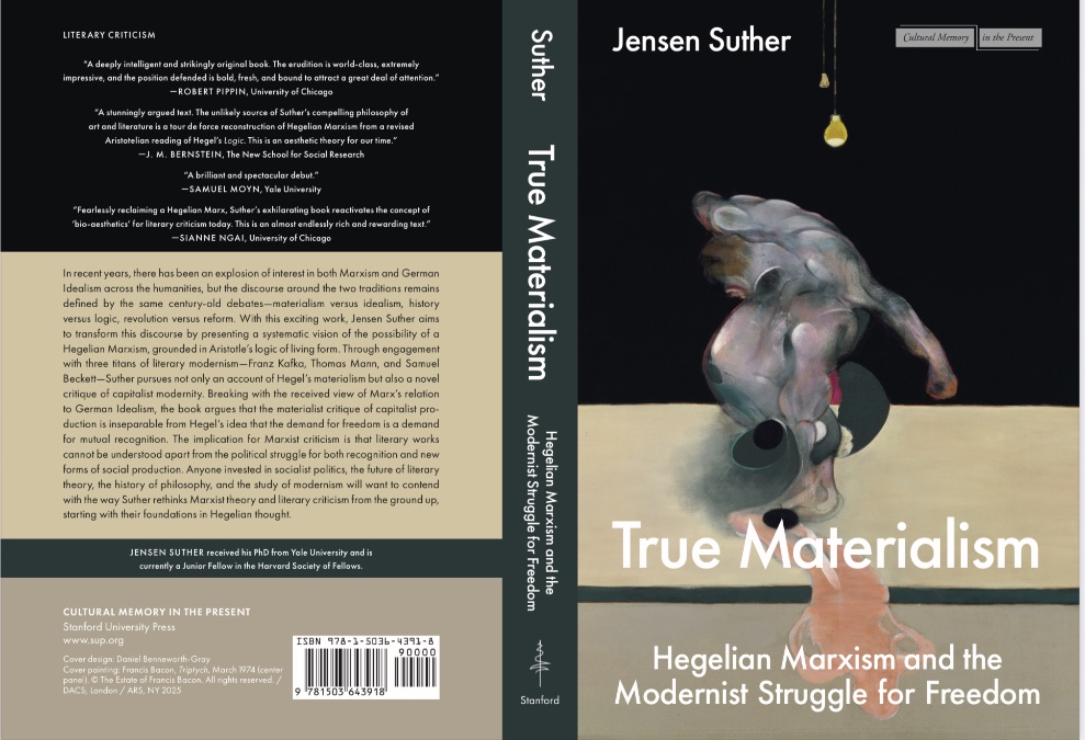 jensensuther's tweet image. Book jacket for True Materialism, out September 16 and available for pre-order now!