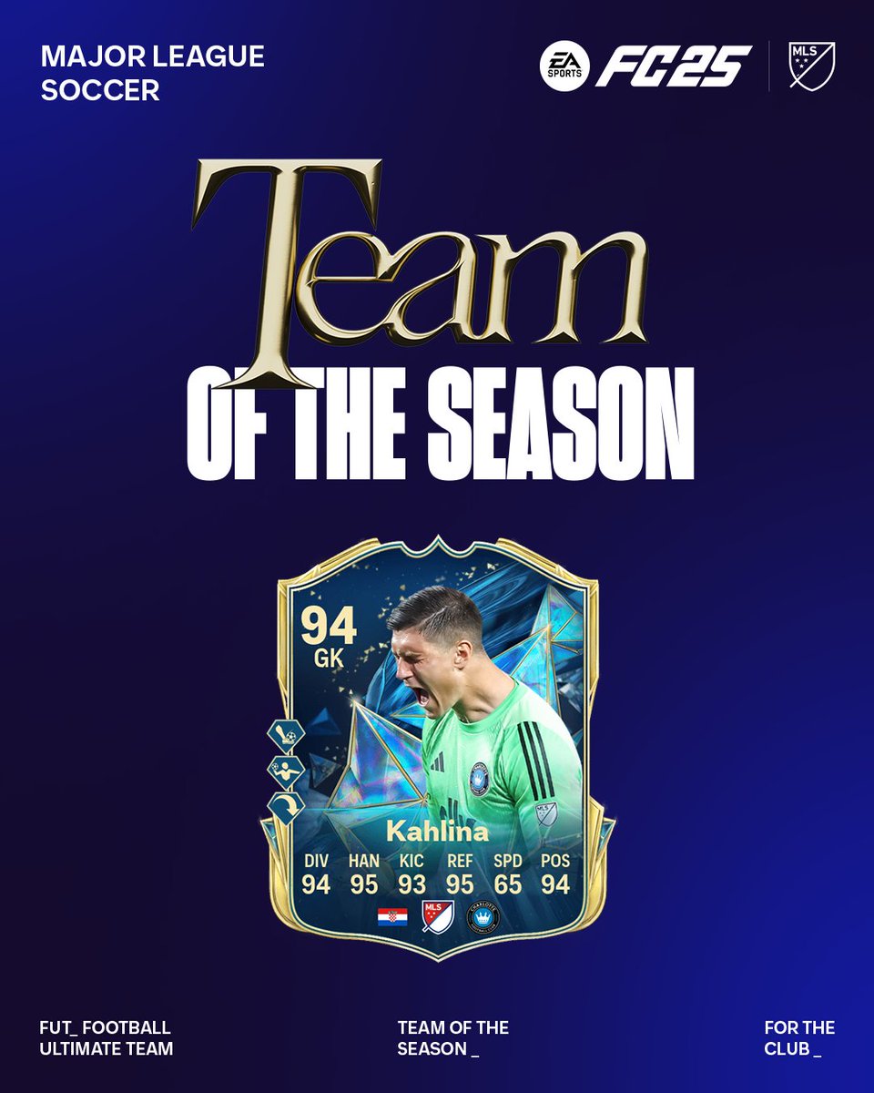 2024 MLS Goalkeeper of the Year 🏆
2024 MLS Best XI 🏆
<a href="/EASPORTSFC/">EA SPORTS FC</a>™ MLS Team of the Season 🏆

The accolades keep coming for Kristijan Kahlina 🇭🇷🧱