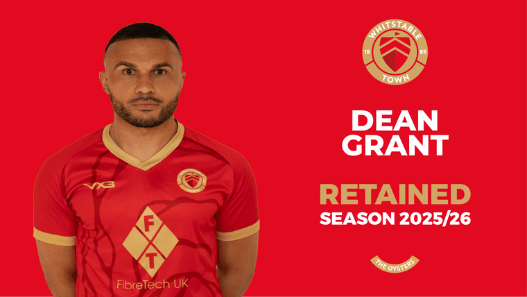 Dean Grant Retained for 2025/26 Season

Forward's leadership and passion continue to inspire the Oystermen
whitstabletownfc.club/news/dean-gran…