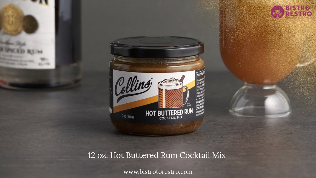 BistrotoRestro's tweet image. Warm up your winter nights  with Collins Hot Buttered Rum Mix (12 oz) from BistroToRestro!  Just add rum &amp;amp; hot water for a warm, spiced cocktail.  

👉Shop now:bit.ly/43HGU7O

#HotButteredRum #BistroToRestro #CocktailMix