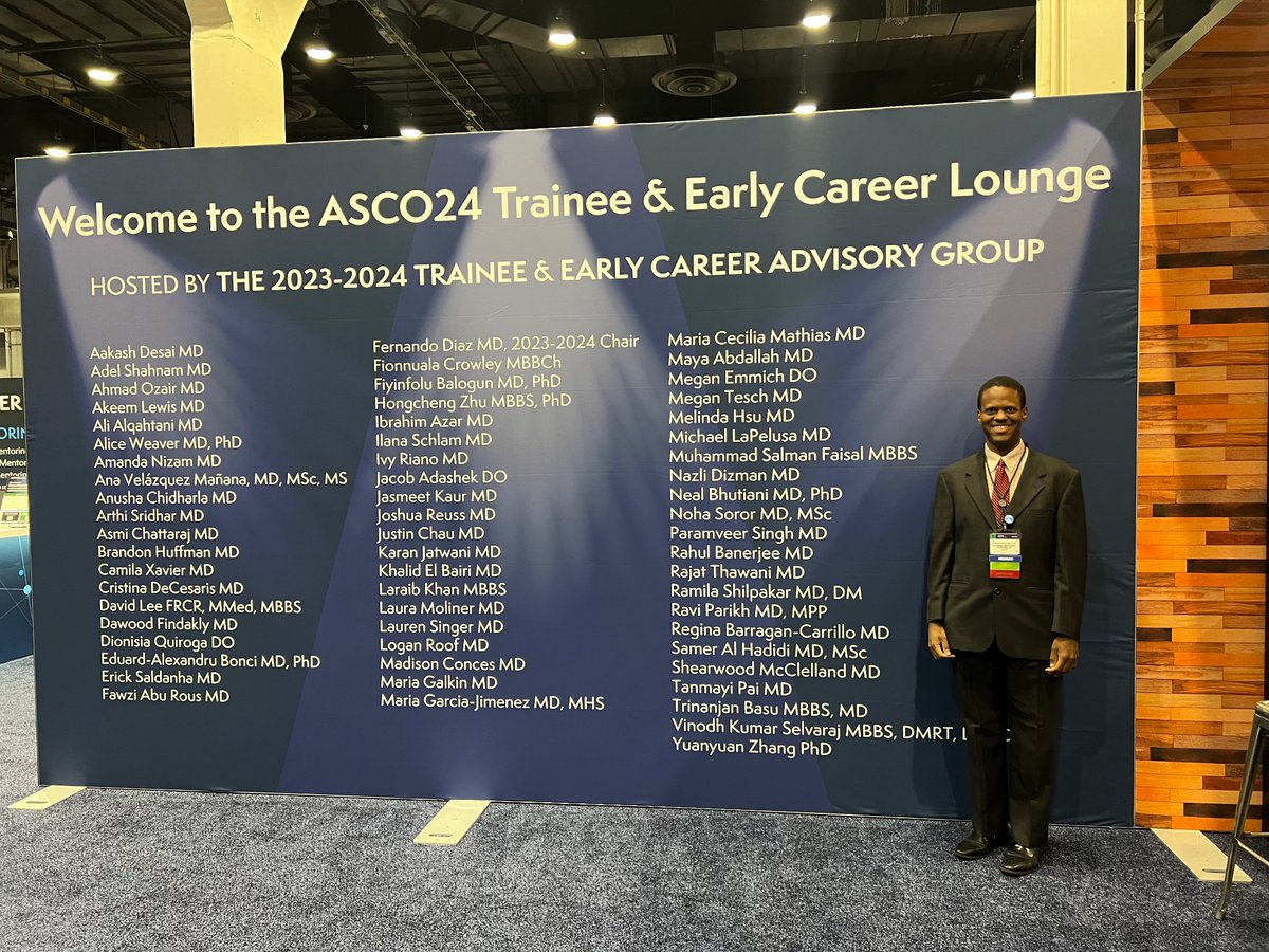 Shearwood McClelland III, M.D. (@thedrwood) on Twitter photo An honor to start my #ASCO25 today with our annual in-person <a href="/ASCOTECAG/">ASCO TECAG</a> meeting! Grateful for the opportunity & privilege to serve these past 3 years representing #RadOnc! Looking forward to great things under new chair <a href="/NazliDizman/">Nazli Dizman</a>!
#BlackInMedicine
#RepresentationMatters An honor to start my #ASCO25 today with our annual in-person <a href="/ASCOTECAG/">ASCO TECAG</a> meeting! Grateful for the opportunity & privilege to serve these past 3 years representing #RadOnc! Looking forward to great things under new chair <a href="/NazliDizman/">Nazli Dizman</a>!
#BlackInMedicine
#RepresentationMatters