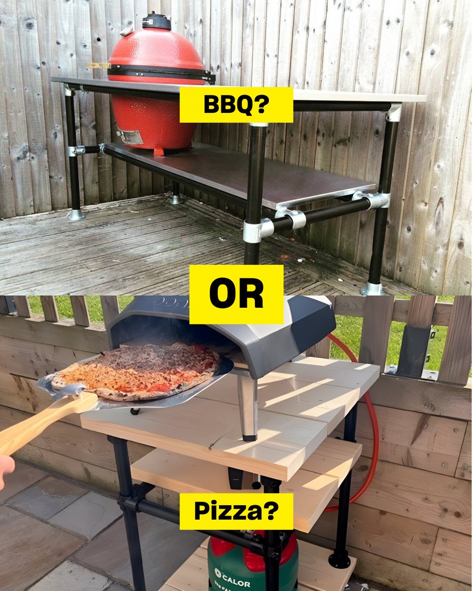 Let’s settle the debate... It’s a sunny evening in the garden, what are you choosing? 🔥

Barbecue or pizza? 🍔🍕 Drop your pick in the comments!

Explore our tube and clamp range - bit.ly/3L4C5w6