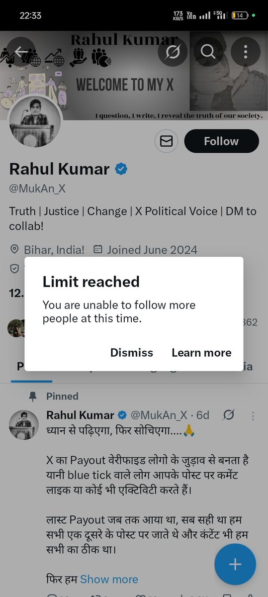 Balle23654517's tweet photo. @mukeshdeshka @HP_Vaghela523 @ImYadavVinay @MukAn_X @ManrajM7 @annnu_annu96870 @Only1MyThoughts #Limitreached कब कैसे हटेगा https://t.co/MVygUtZimO