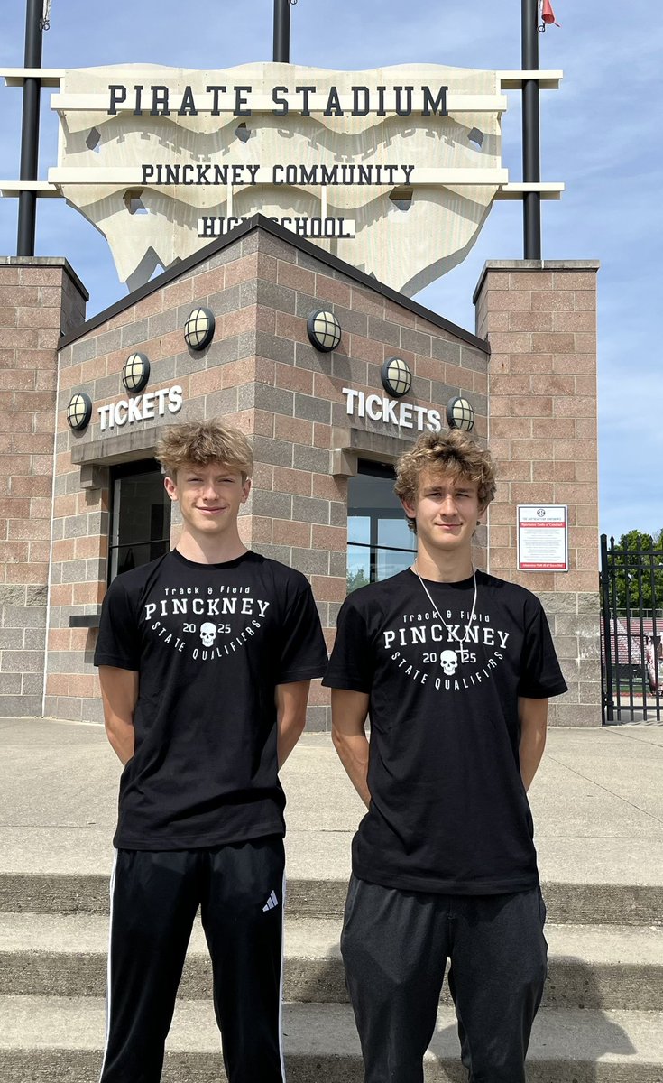 Good luck to the Pinckney track &amp; field athletes who are on their way to Hamilton for tomorrow's <a href="/MHSAA/">MHSAA</a> D2 Finals!
#GoPirates🏴‍☠️