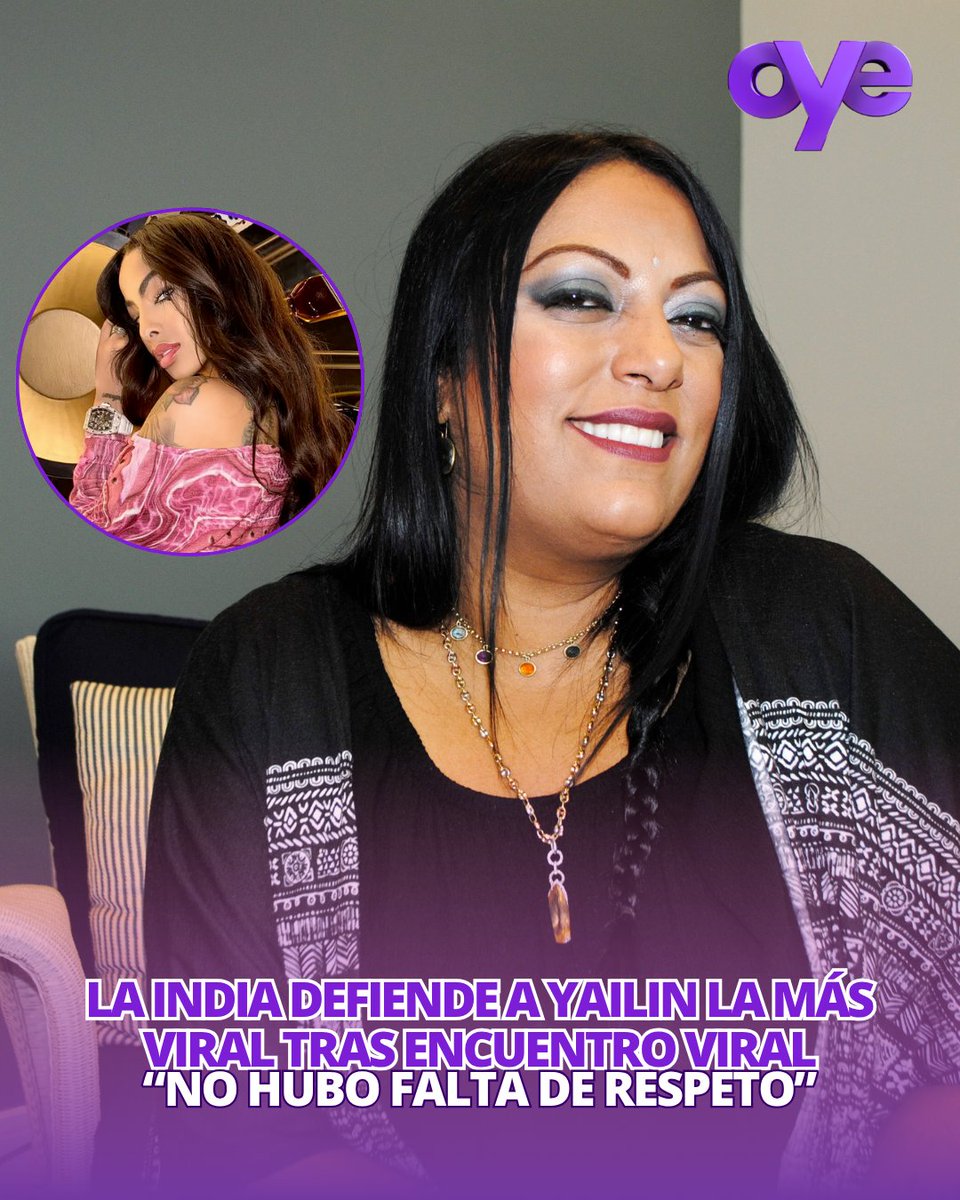 Tras la #polémica por el video en el que #YailinLaMásViral se aleja rápidamente de #LaIndia tras una foto, la cantante puertorriqueña explicó que la dominicana estaba nerviosa por los ensayos y negó cualquier tipo de desprecio: “En ningún momento me faltó el respeto”.🎶🔥