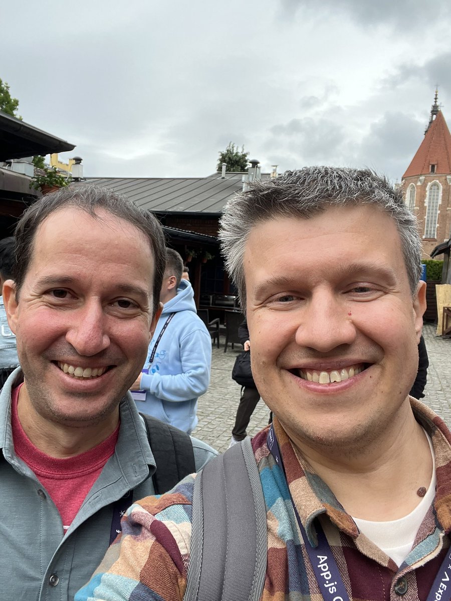 Meeting the Legend <a href="/jmeistrich/">Jay Meistrich</a> at AppJS conf!