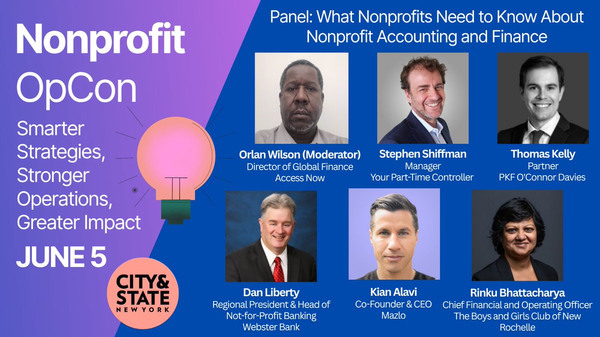 CSNY_Events's tweet image. 🚨 #NonprofitOpCon is almost here!
Our Financial Management panel is tackling budgeting, reporting, grants, and nonprofit tax rules—crucial tools for long-term success.
Register now 👇
events.cityandstate.com/2025-nonprofit…